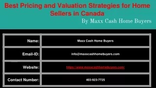 Best Pricing and Valuation Strategies for Home Sellers in Canada