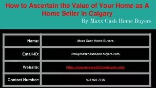 How to Ascertain the Value of Your Home as A Home Seller in Calgary