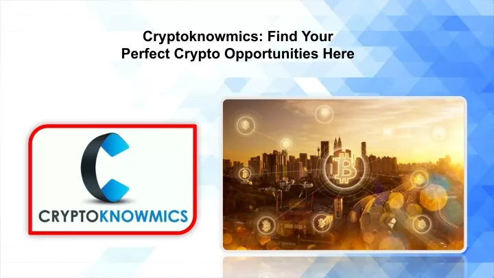 cryptoknowmics find your perfect crypto
