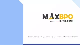 Best Outsourced Accounting Services