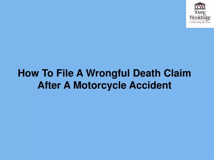 how to file a wrongful death claim after