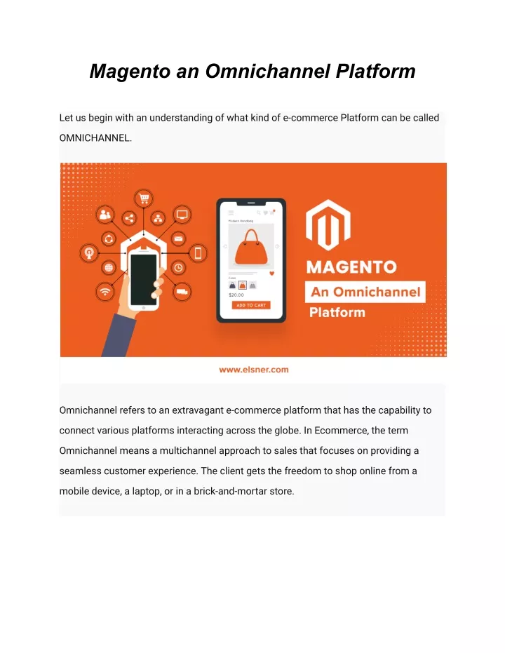 magento an omnichannel platform