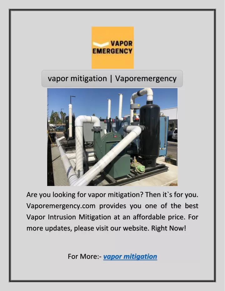 vapor mitigation vaporemergency