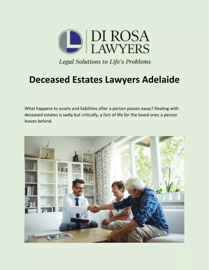 deceased estates lawyers adelaide