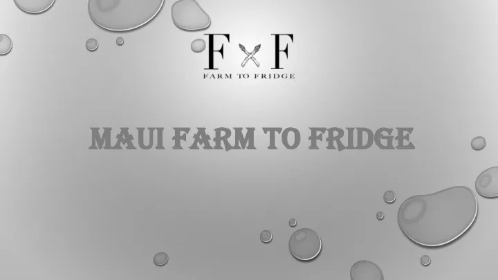 maui farm to fridge