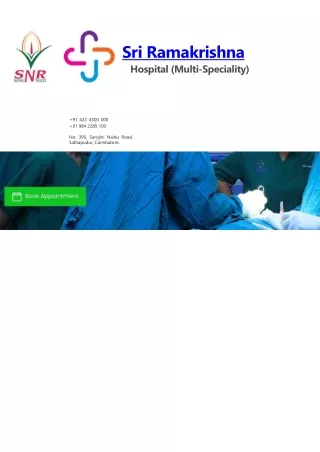 sri ramakrishna hospital multi speciality