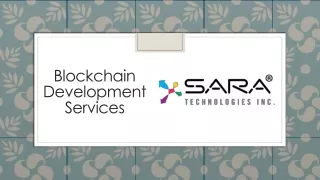 blockchain development services
