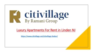 Luxury Apartments For Rent in Linden NJ - Citivillage