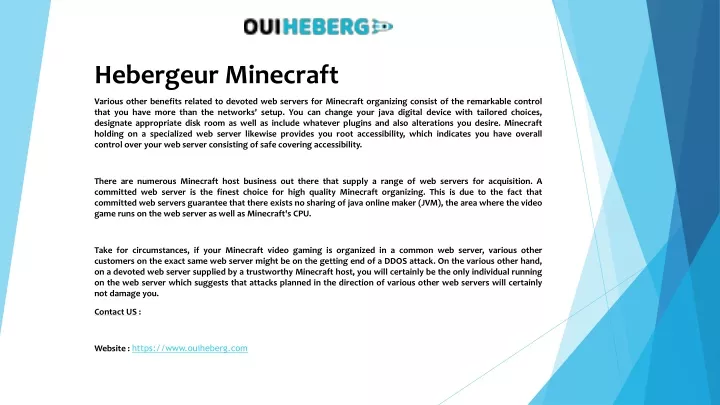 hebergeur minecraft