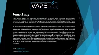 vape shop