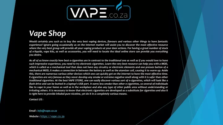 vape shop