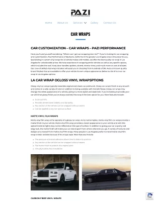 Custom Body Kits