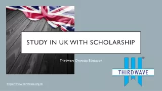 study in uk with scholarship