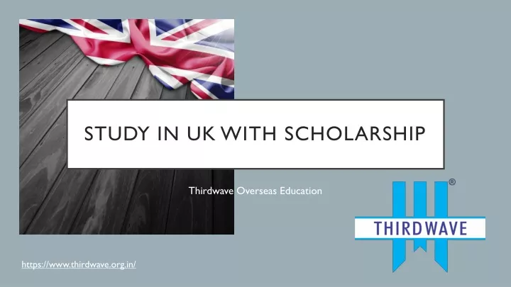 study in uk with scholarship