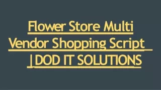 f l o wer store multi