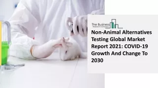 non animal alternatives testing global market