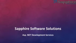 sapphire software solutions