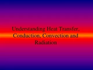 understanding heat transfer conduction convection and radiation
