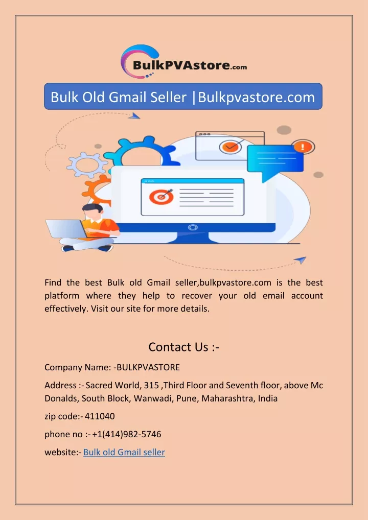 bulk old gmail seller bulkpvastore com