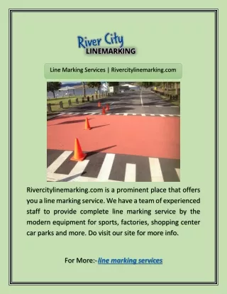 Line Marking Services | Rivercitylinemarking.com