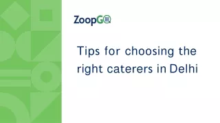 Tips To Choose the Right Caterers in Delhi