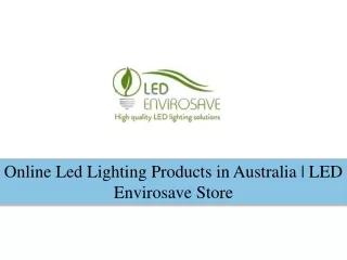 online led lighting products in australia