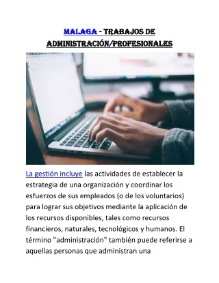 Malaga.MANAGEMENGTJOBS