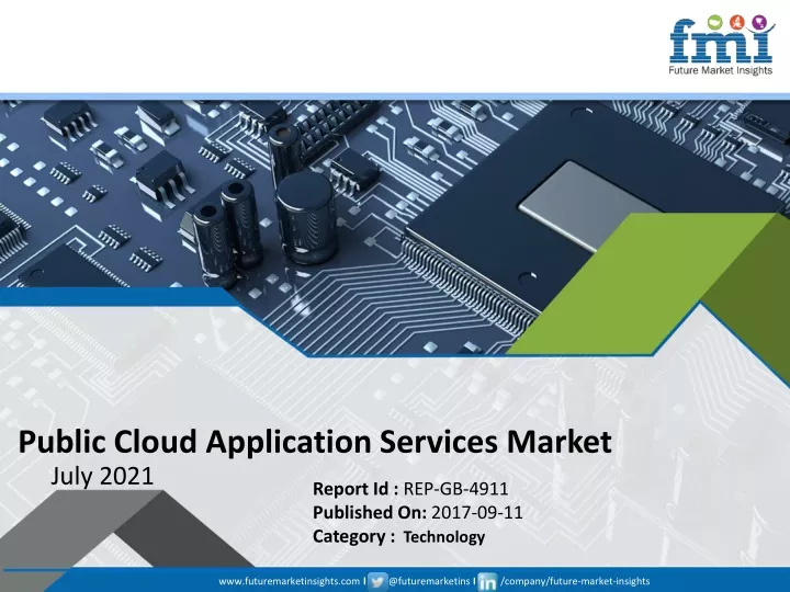 public cloud application services market july