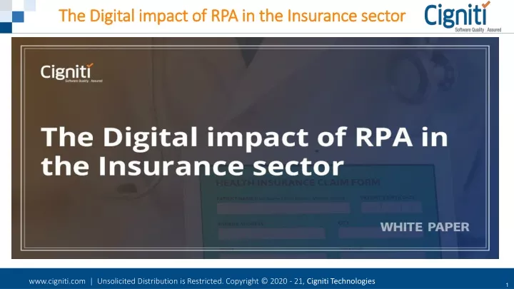 the digital impact of rpa in the insurance sector