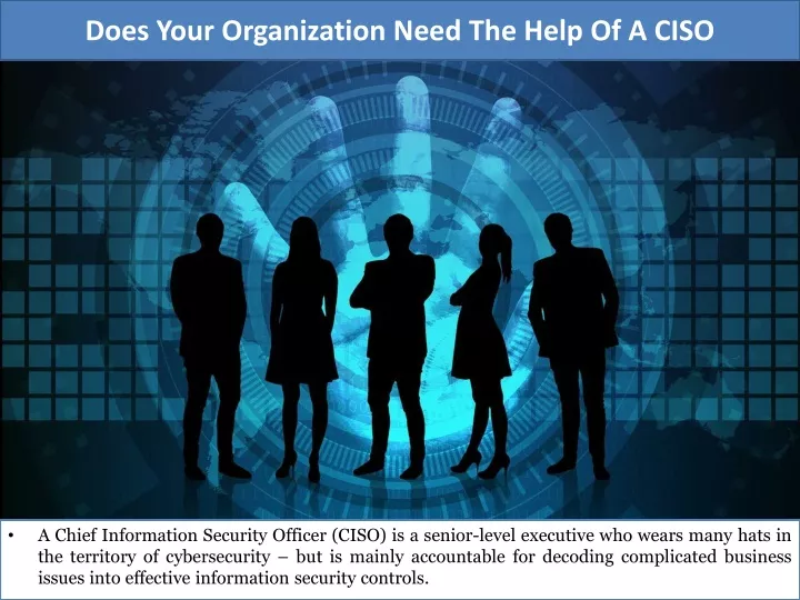 does your organization need the help of a ciso