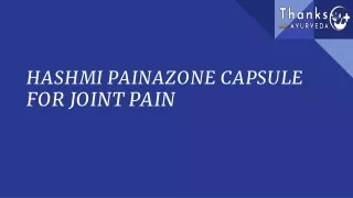 HASHMI PAINAZONE CAPSULE  FOR JOINT PAIN