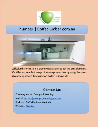 Plumber  Coffsplumber.com.au