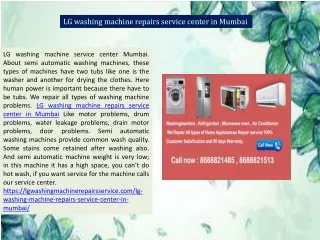 lg washing machine repairs service center