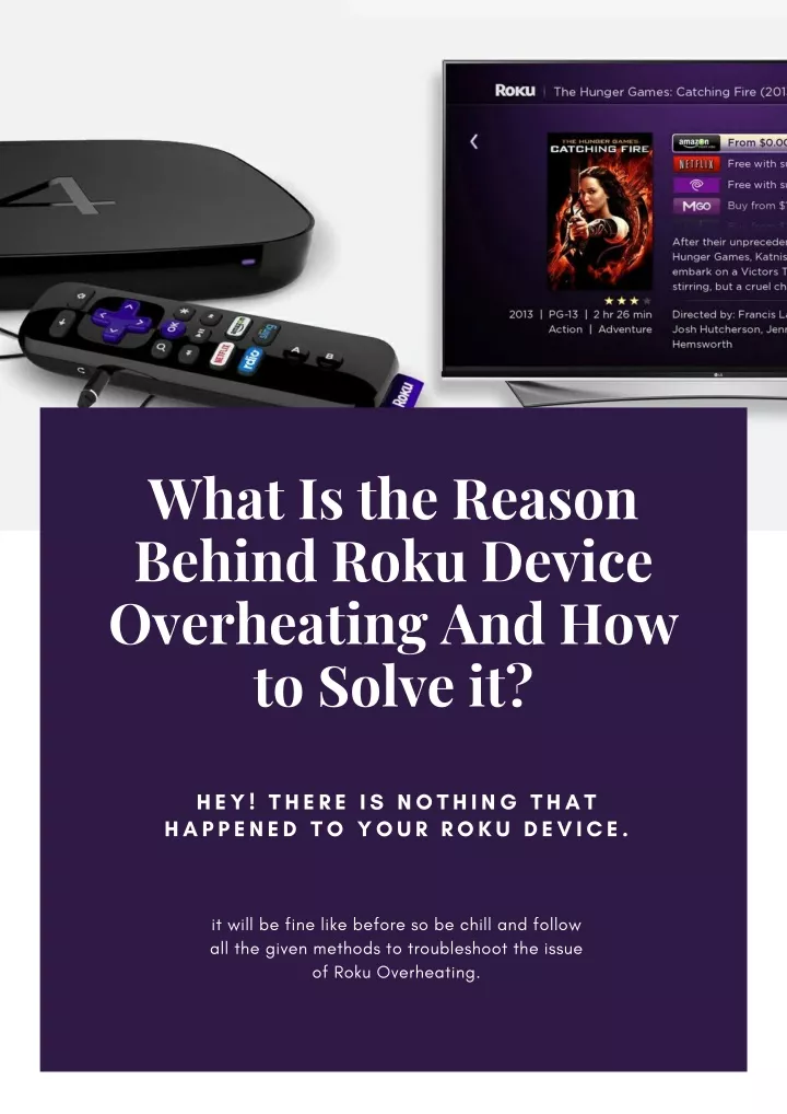 what is the reason behind roku device overheating