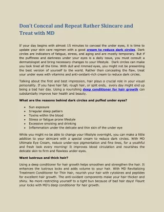 don t conceal and repeat rather skincare