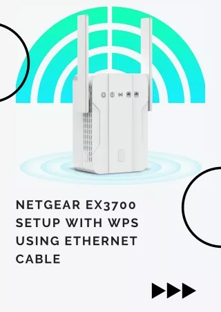 Netgear Extender Ex3700 Setup With WPS Method
