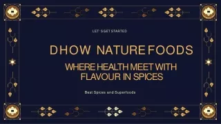 Where Health Meet with Flavour in Spices