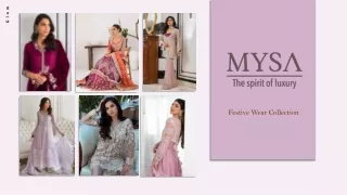 Festive Wear Collection - Buy Festive Wear for Women - Mysa.pk