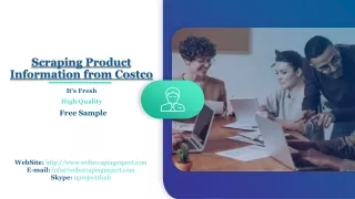 scraping product information from costco