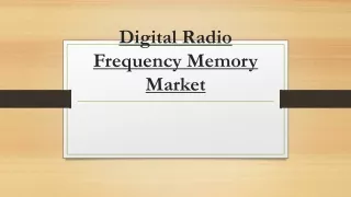 digital radio frequency memory market
