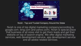 Nvish Solutions - Top It consultancy Company Worldwide