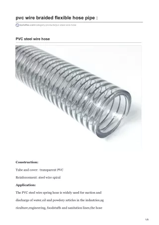 karloflex.com-pvc wire braided flexible hose pipe