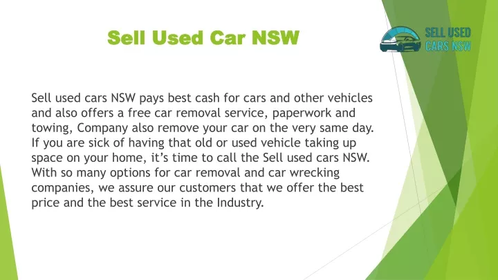 sell used car nsw