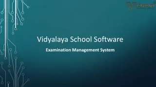 vidyalaya school software