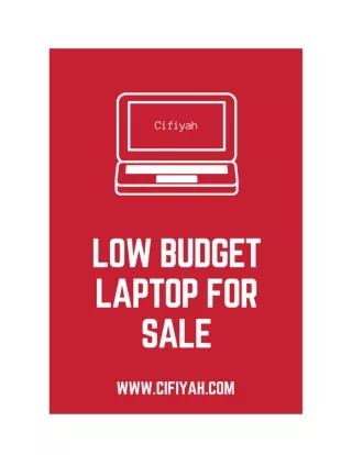 Best second hand laptop at Low budget