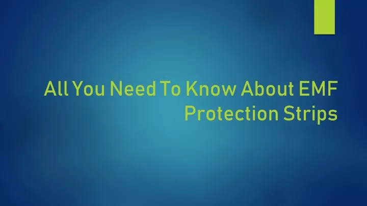 all you need to know about emf protection strips