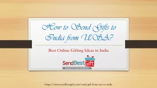 how to send gifts to india from usa