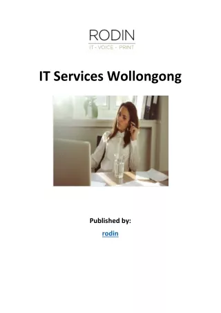 IT Services Wollongong
