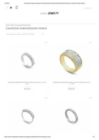 Anniversary Rings Canada, Buy Diamond Anniversary Rings & Bands Online in Canada _ Shop Jewelry