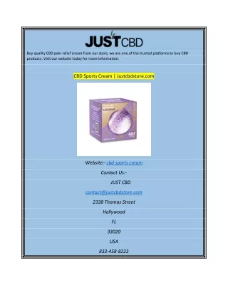 buy quality cbd pain relief cream from our store